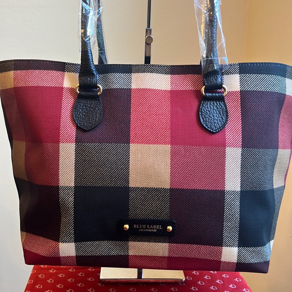 Authentic Blue Label Crestbridge Tote Bag
